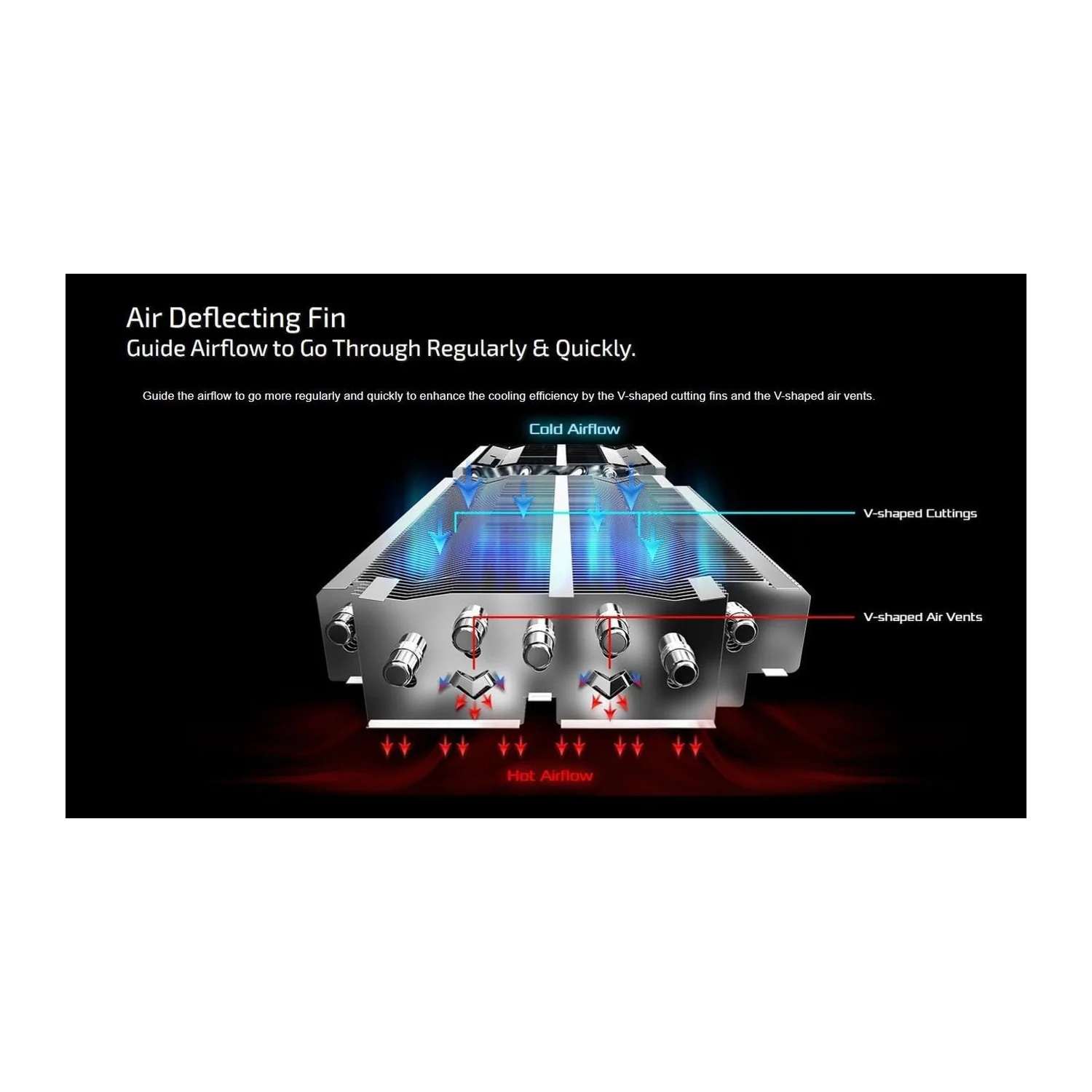 ASRock Radeon RX 9070 XT Steel Legend graphics card, view 7
