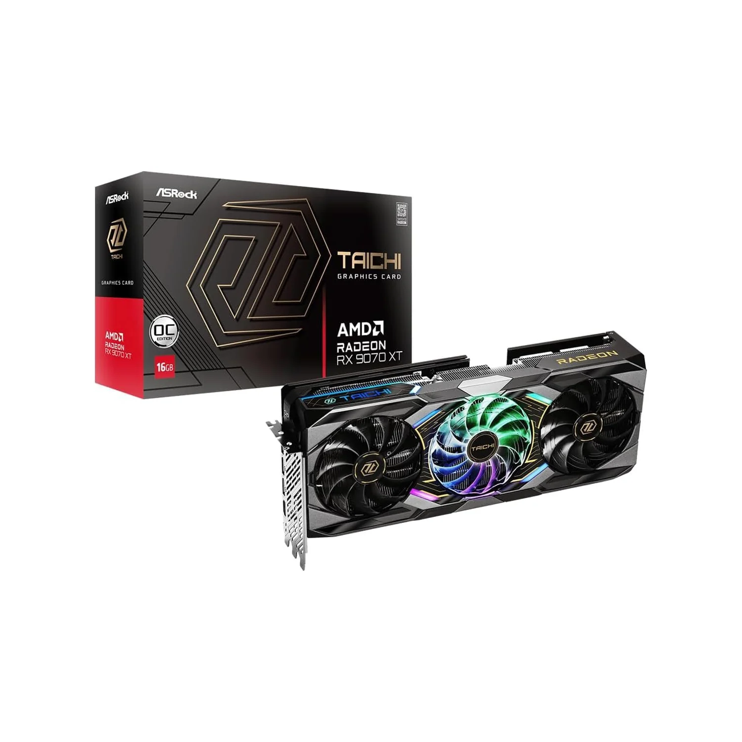 ASRock Radeon RX 9070 XT Taichi OC graphics card