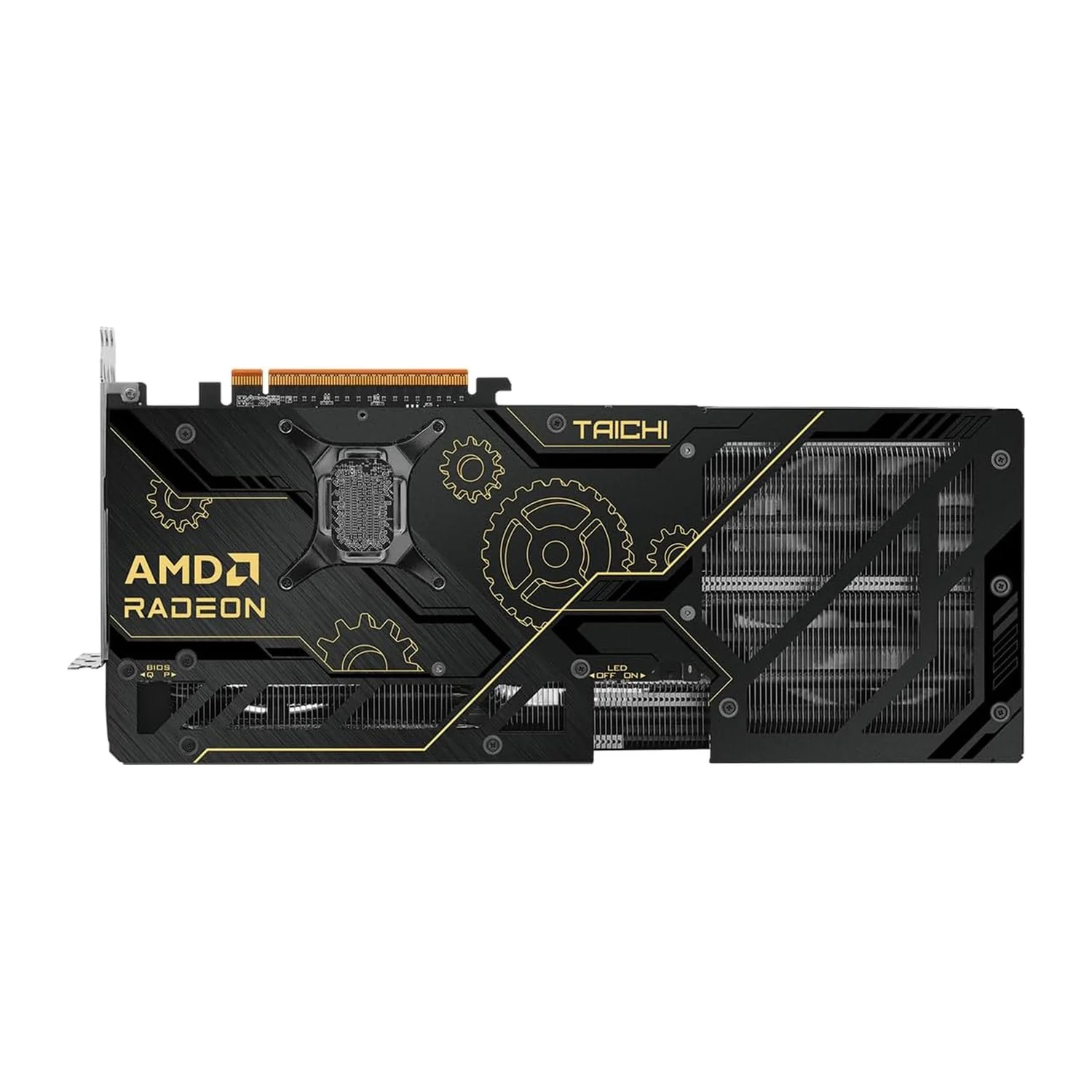 ASRock Radeon RX 9070 XT Taichi OC graphics card, view 3