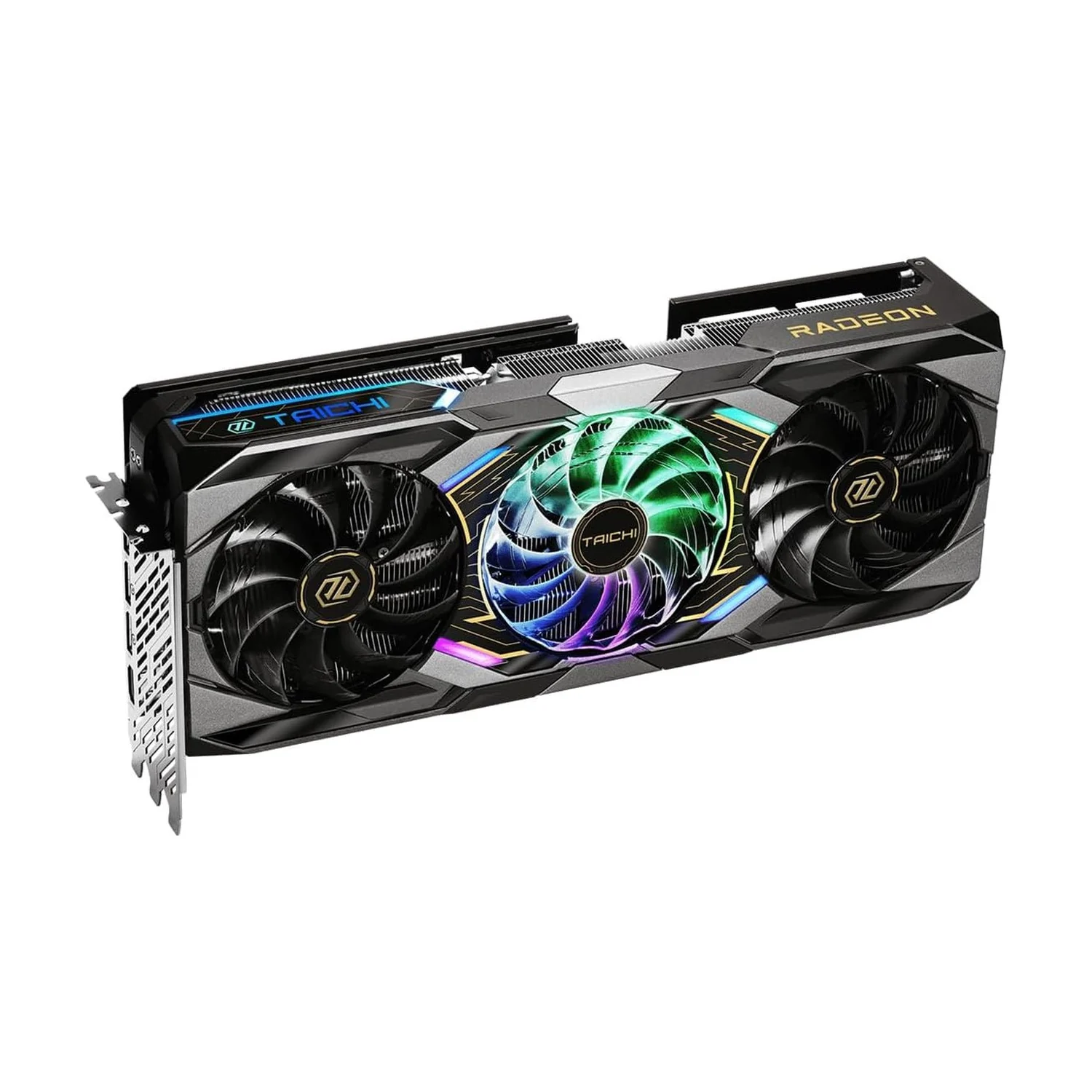 ASRock Radeon RX 9070 XT Taichi OC graphics card, view 8