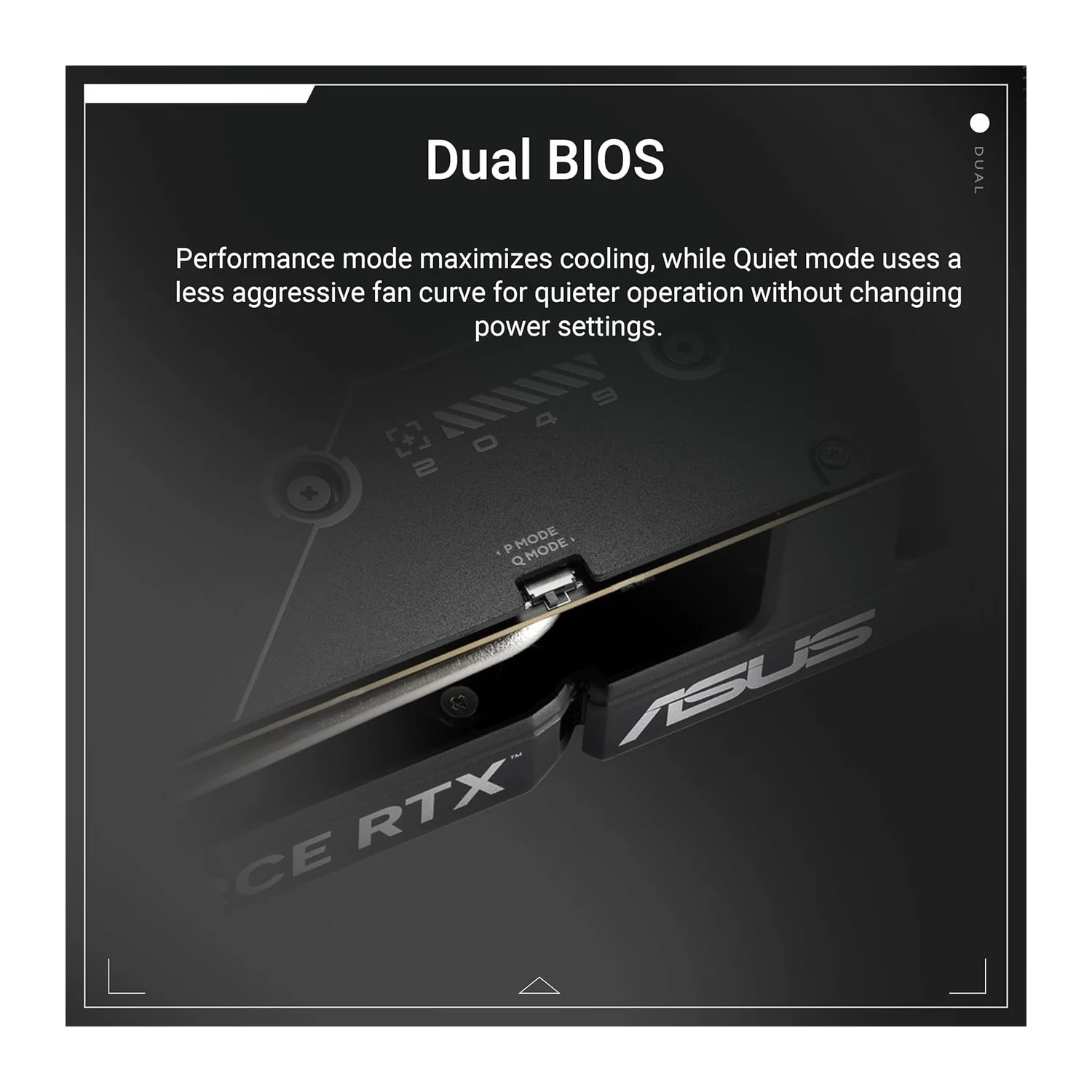 ASUS Dual GeForce RTX 5060 Ti OC Edition graphics card, view 5