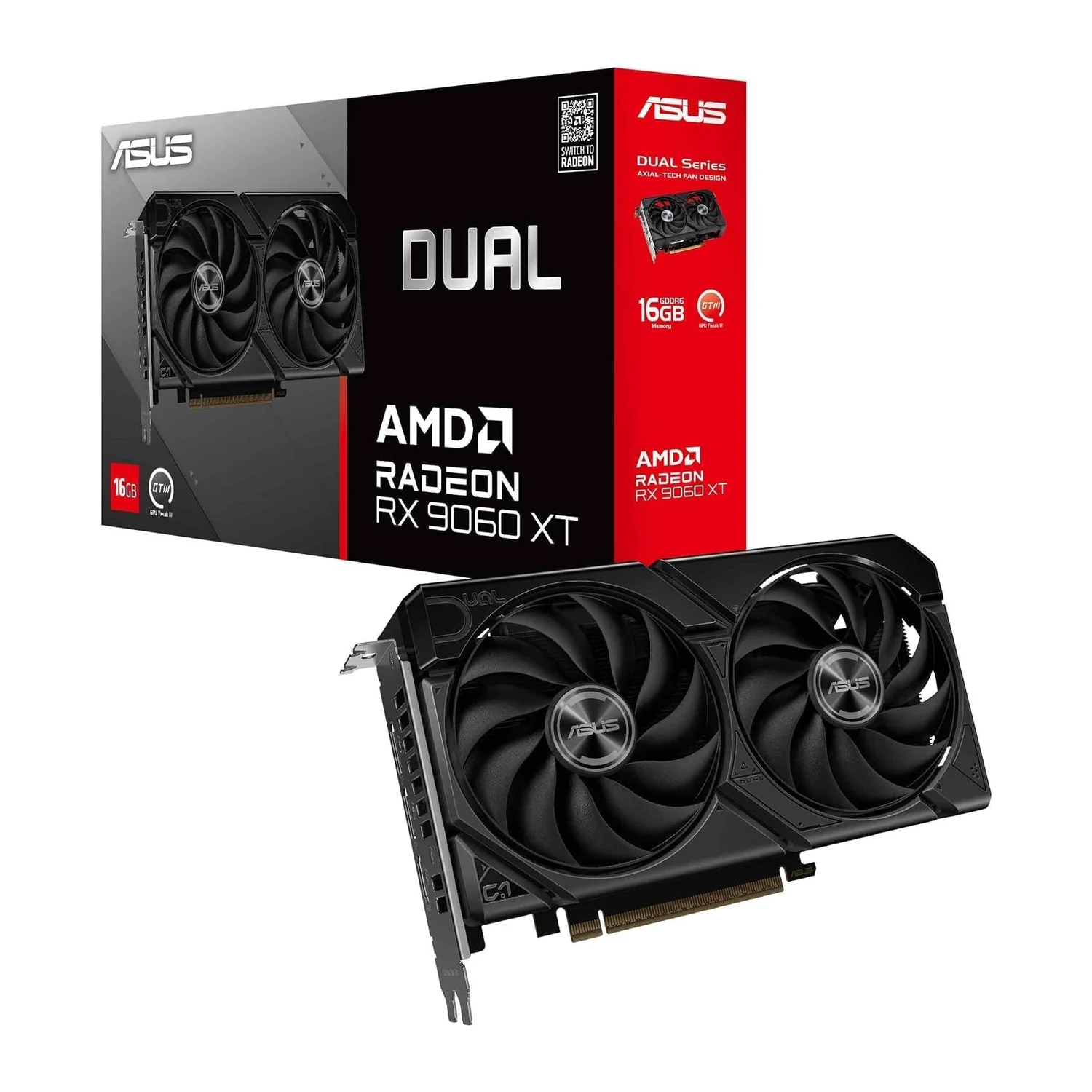 ASUS Dual Radeon RX 9060 XT Gaming graphics card