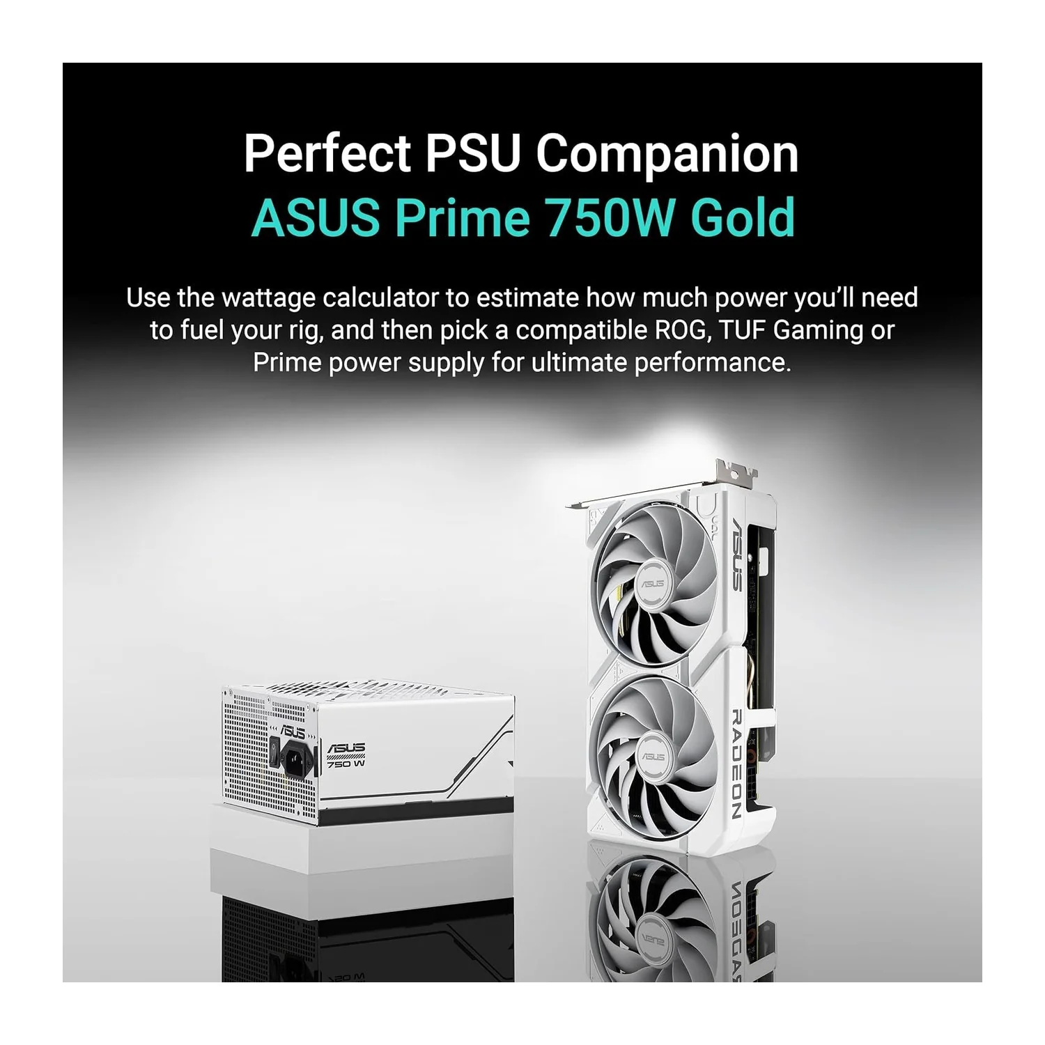 ASUS Dual Radeon RX 9060 XT White Edition graphics card, view 6