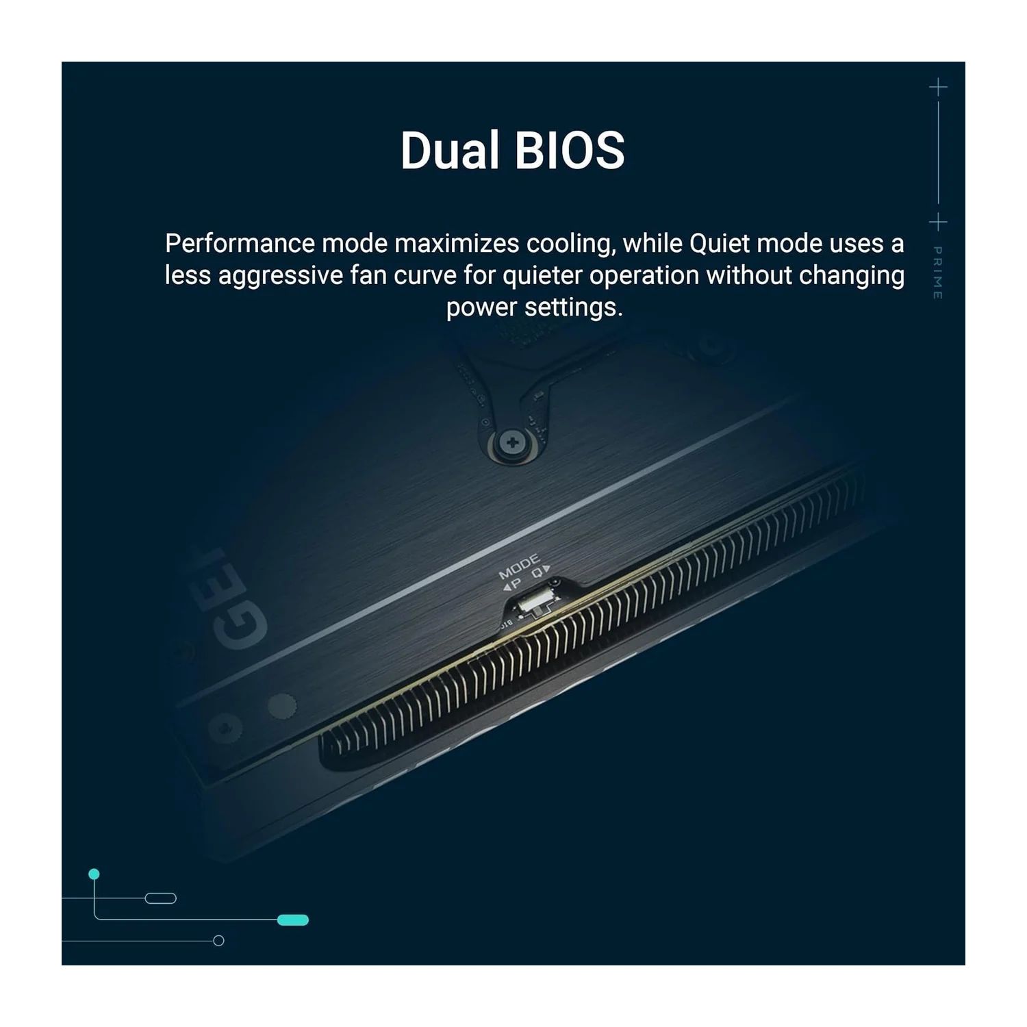 ASUS Prime GeForce RTX 5080 EVO OC Edition graphics card, view 5