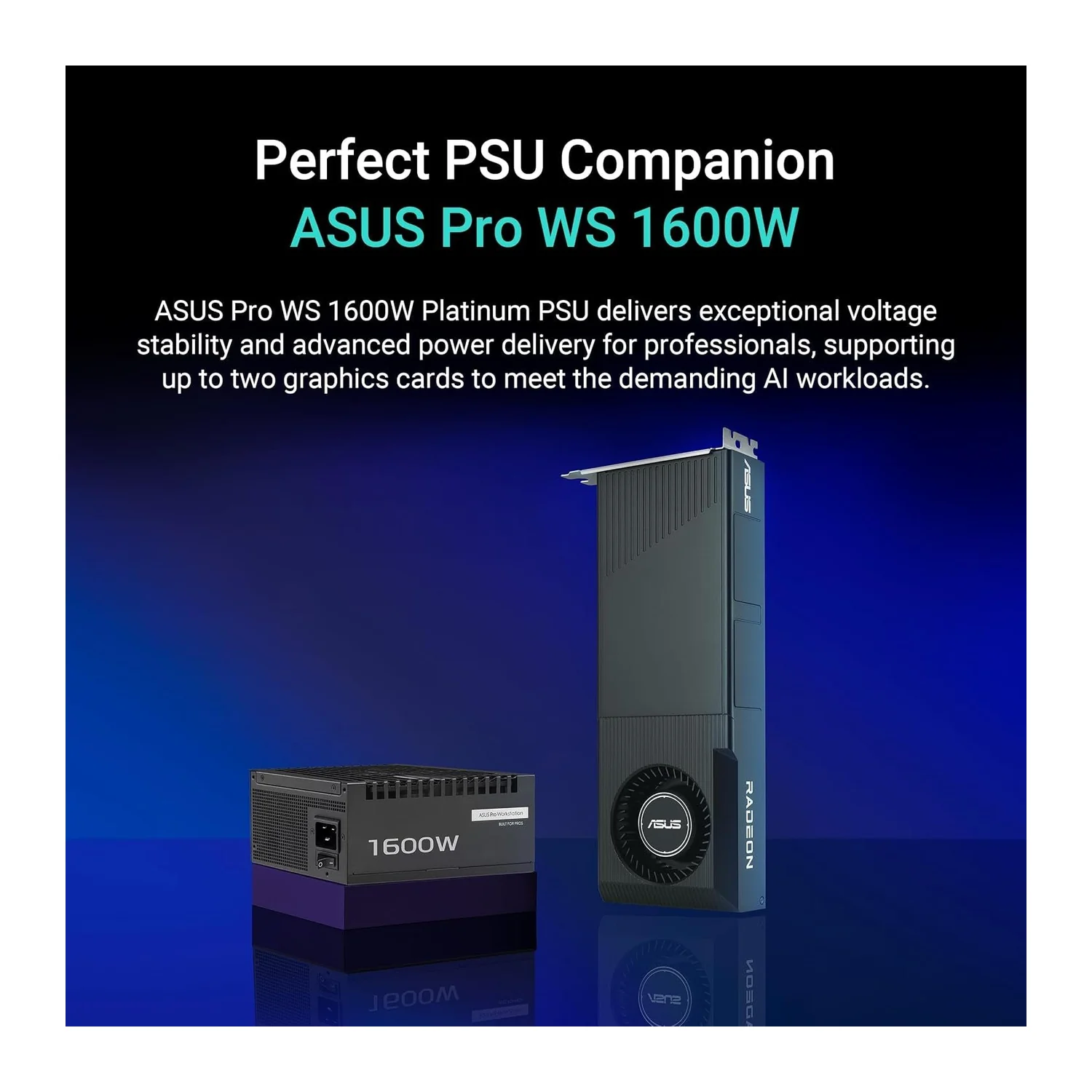 ASUS Turbo Radeon AI PRO R9700 graphics card, view 6