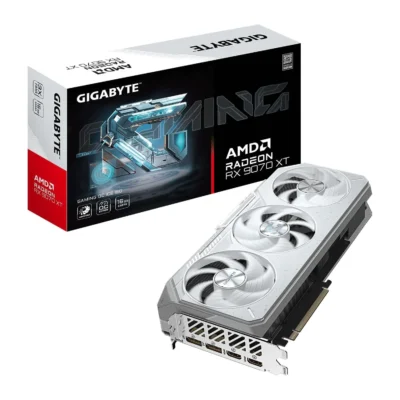 GIGABYTE Radeon RX 9070 XT Gaming OC ICE 16G graphics card