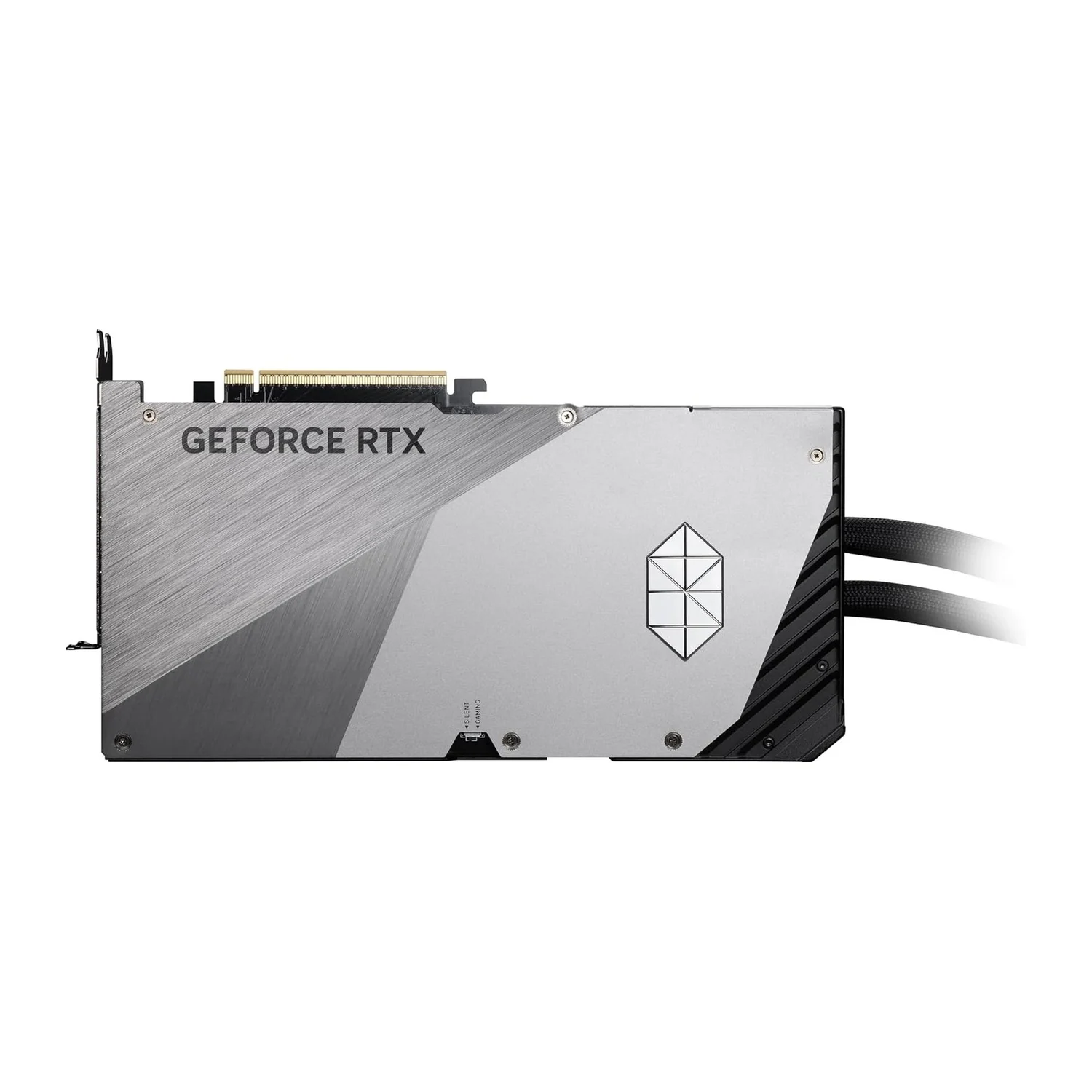 MSI GeForce RTX 5080 16G SUPRIM LIQUID SOC graphics card, view 3