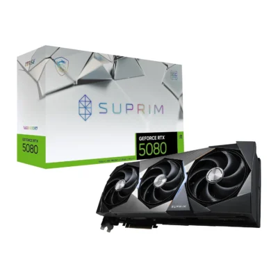 MSI GeForce RTX 5080 16G SUPRIM SOC graphics card