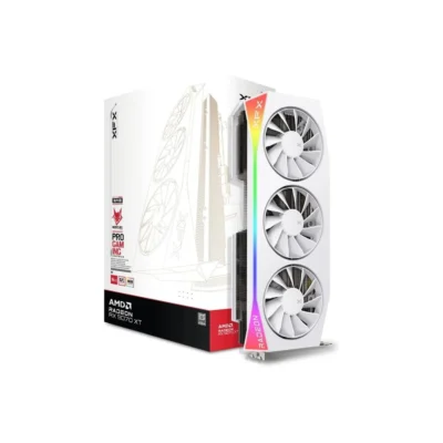 XFX Mercury AMD Radeon RX 9070 XT OC Gaming White Edition graphics card
