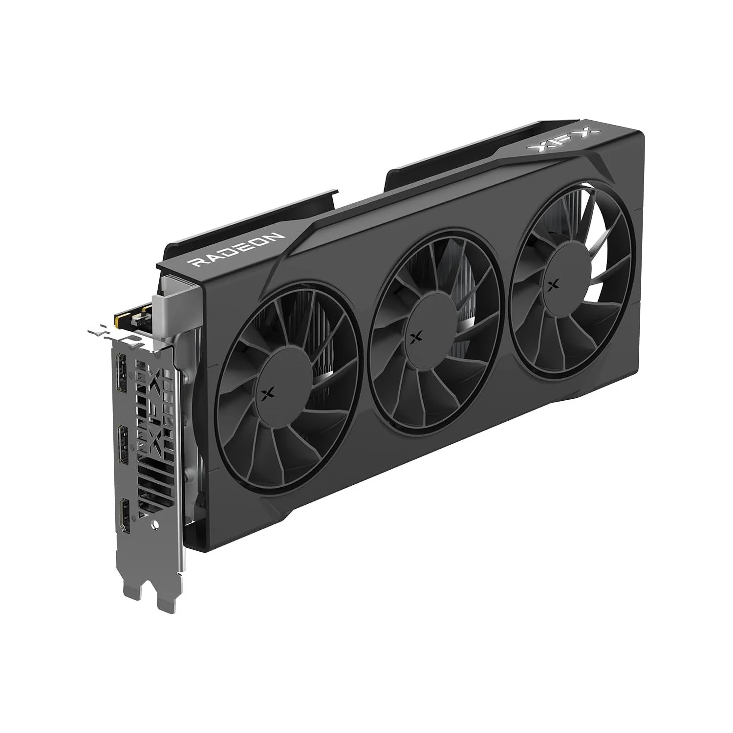 XFX Swift AMD Radeon RX 9060 XT OC Triple Fan Gaming Edition graphics card, view 7